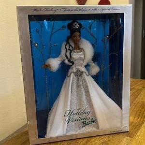 Barbie 2003 Holiday Visions Barbie- NEVER BEEN OPEN SMOKE FREECOLLECTORS EDITION